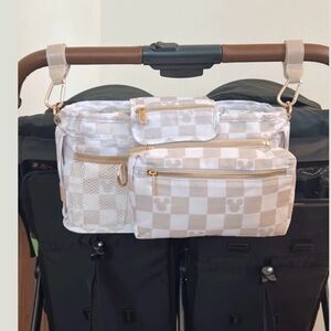 Better Together Disneyland Mouse Checkered Stroller Caddy